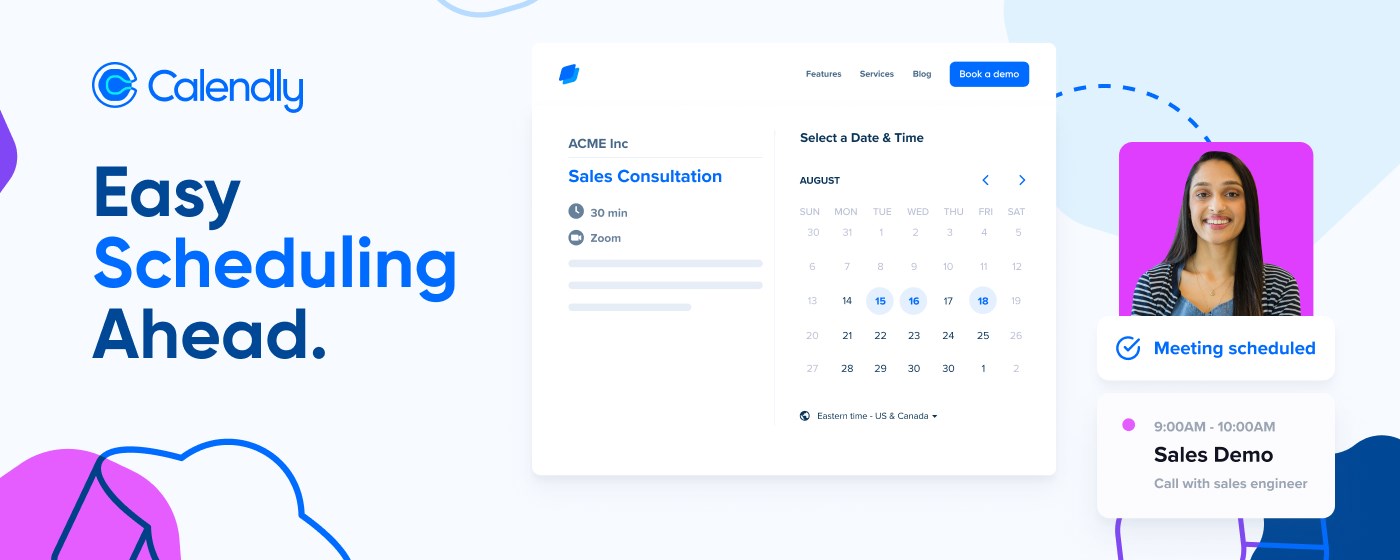 Calendly: Meeting Scheduling Software marquee promo image