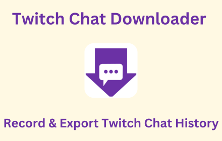 Twitch Chat Downloader small promo image