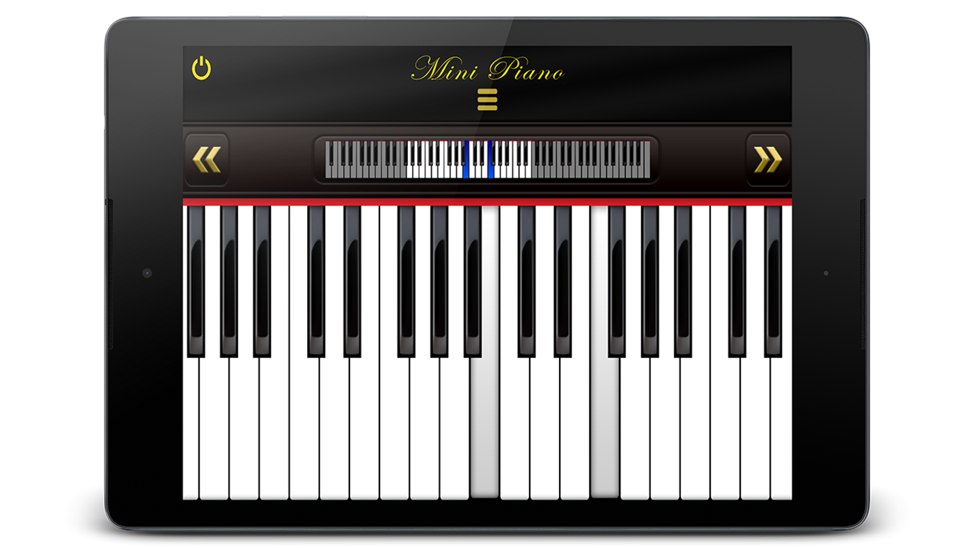 Mini Piano Windows 8 screenshot