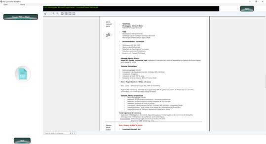 PDF Converter Word Pro screenshot 2