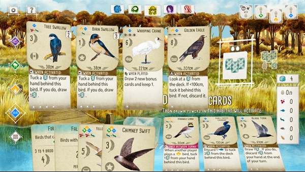 Wingspan + European + Oceania + Asia + Decorative Packs screenshot