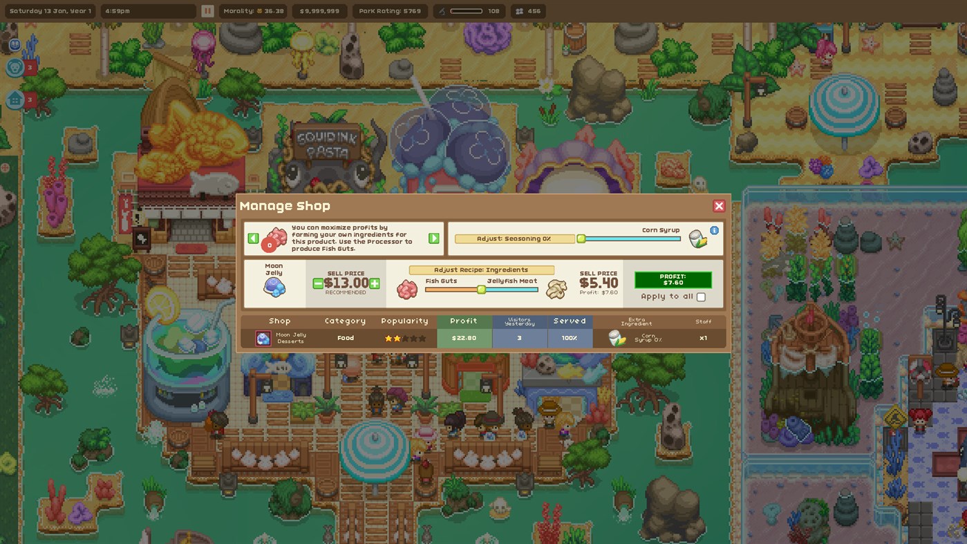 #8. Let's Build a Zoo - Aquarium Odyssey DLC (Windows) بواسطة: No More Robots