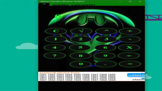Batman Calculator Windows 10 screenshot 8