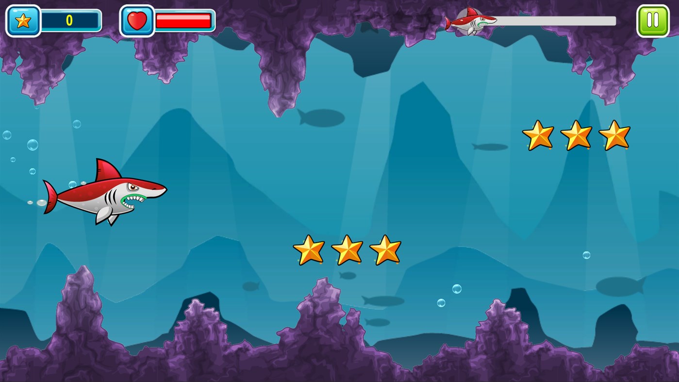 #1. Angry Red Shark (Windows) Podle: Mudo Studio