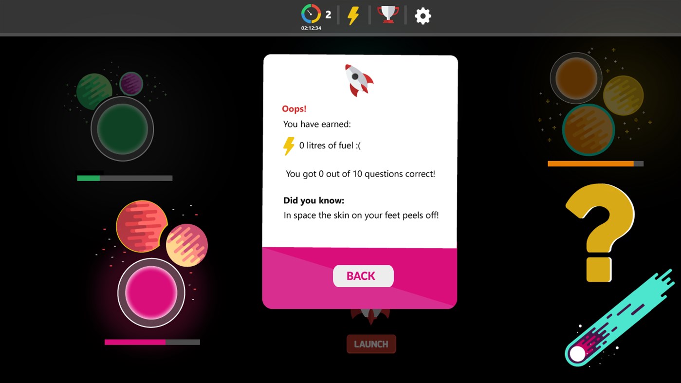 #5. 10ticks Maths Space Race (Windows) Podle: 10ticks