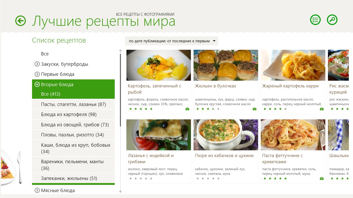 Рецепты с фотографиями. Список рецептов. Перечень вторых блюд. Лучшие рецепты мира. Рецепты список рецептов.