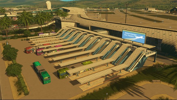 Cities Skylines Remastered Airports screenshot