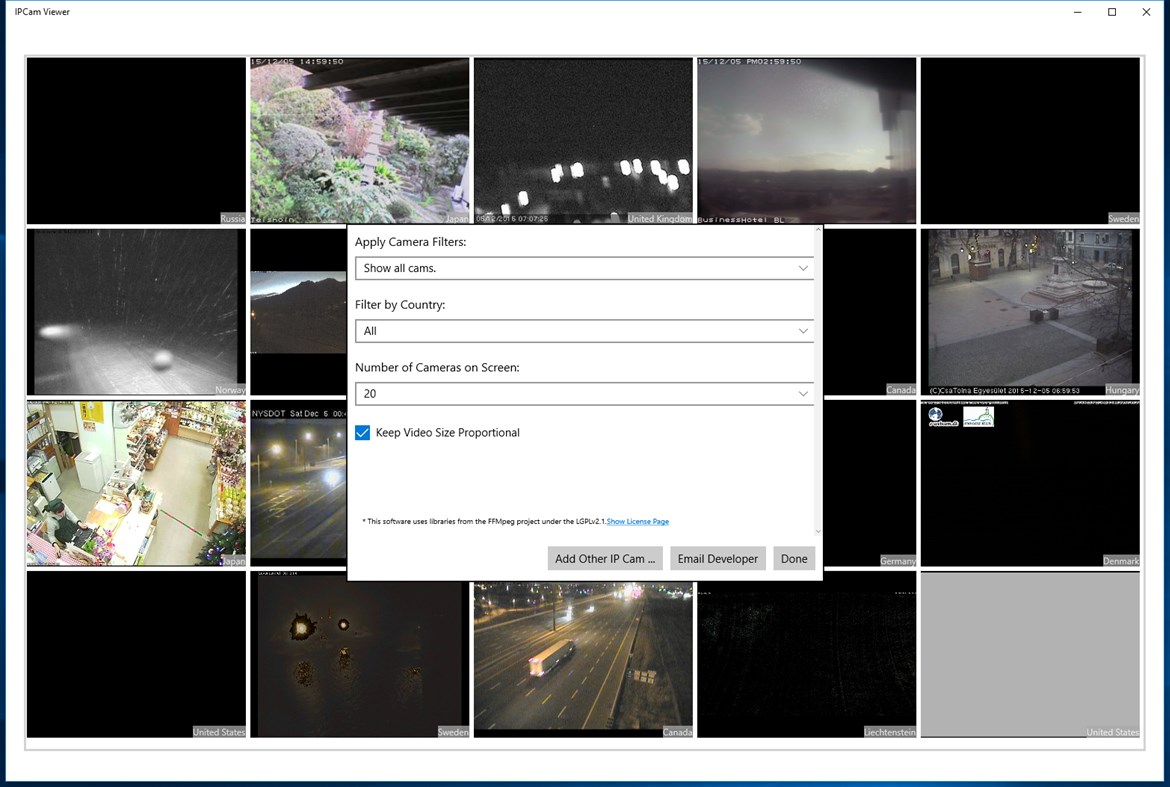 #8. IPCam Viewer (Windows) 由: Senstic