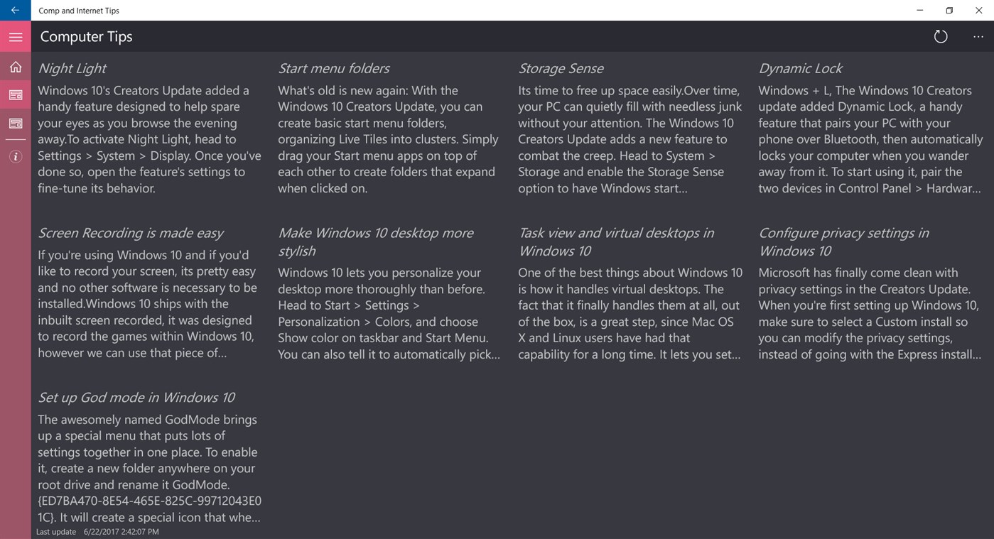 #3. Computers and Internet Tips (Windows) Podle: Captivate Apps