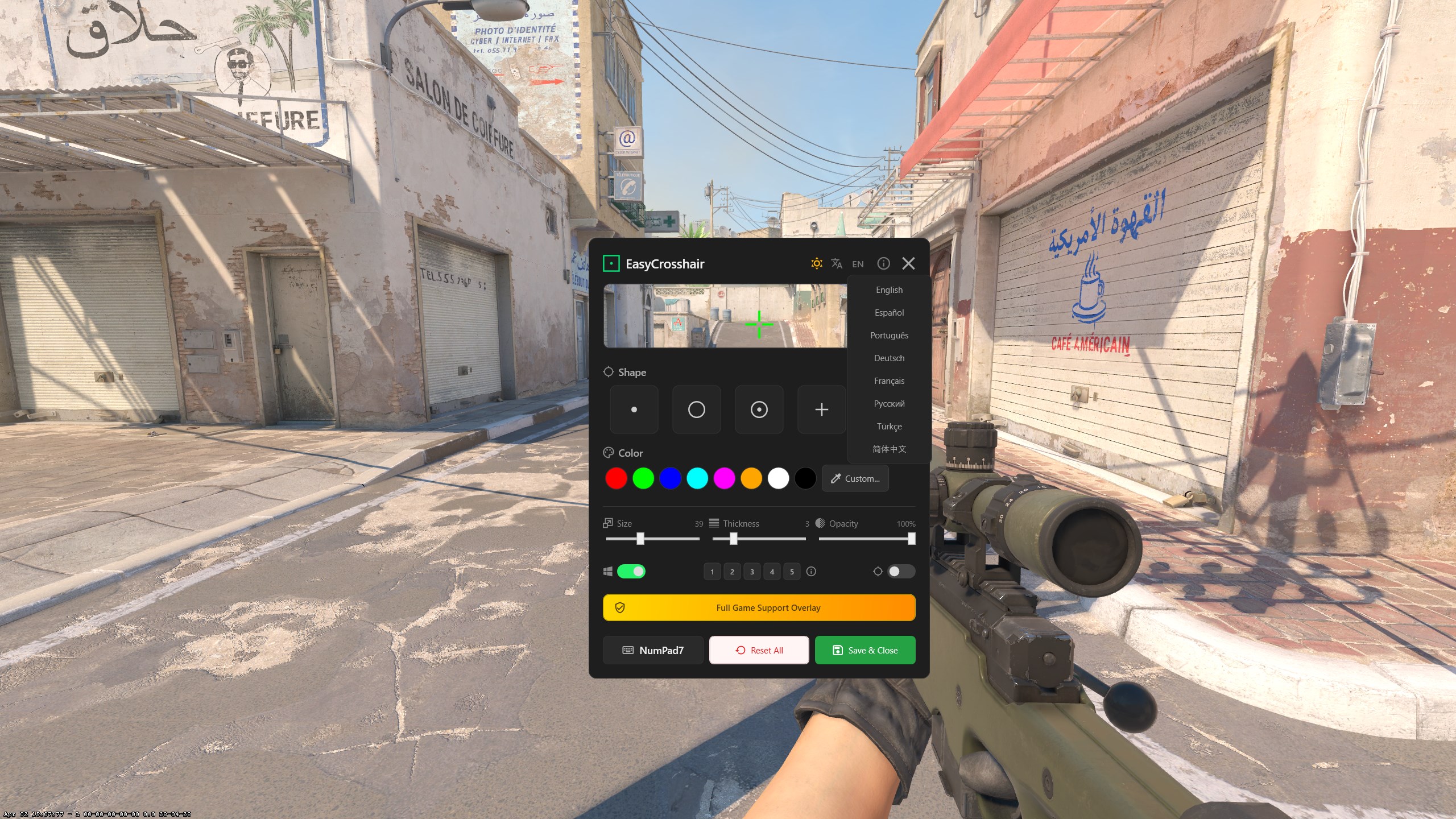 EasyCrosshair screenshot