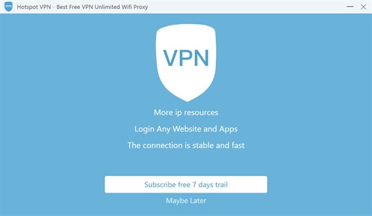 Hotspot VPN - Best Free VPN & Unlimited Wifi Proxy screenshot 1
