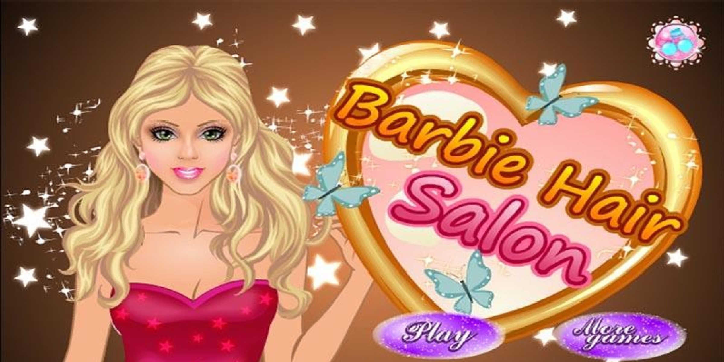 barbie game salon