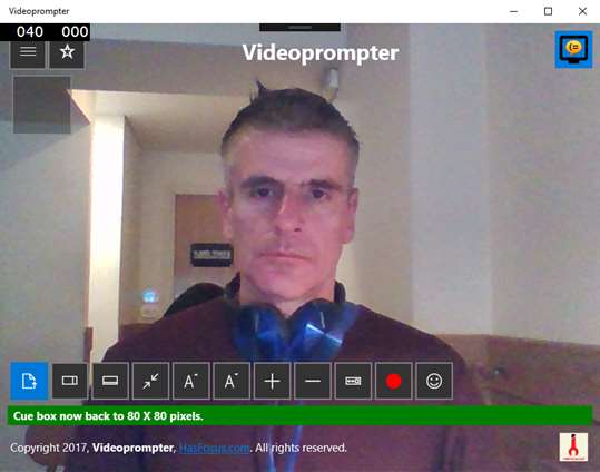 Videoprompter screenshot 1