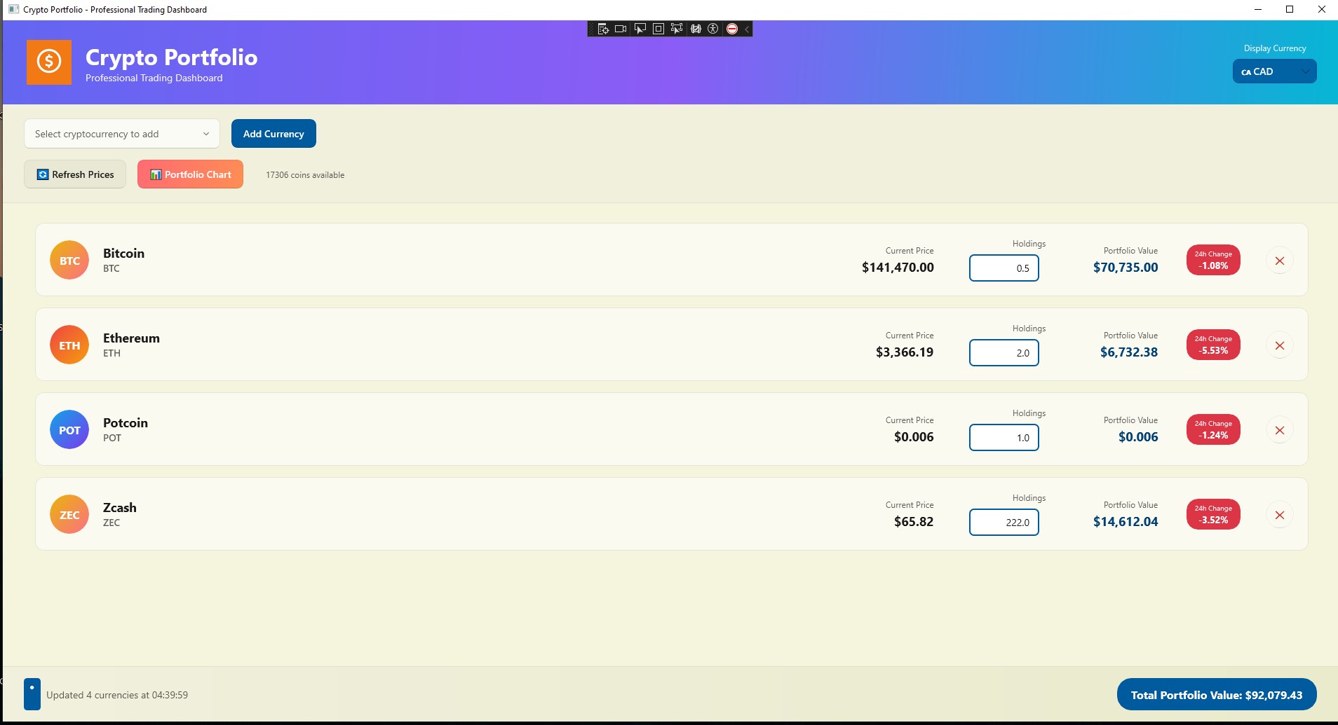 Crypto Portfolio - Downloaden en installeren in Windows | Microsoft Store
