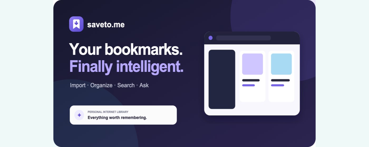 saveto.me — Personal Internet Library