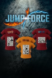 JUMP FORCE - Pacote com 3 Camisetas de Mangá