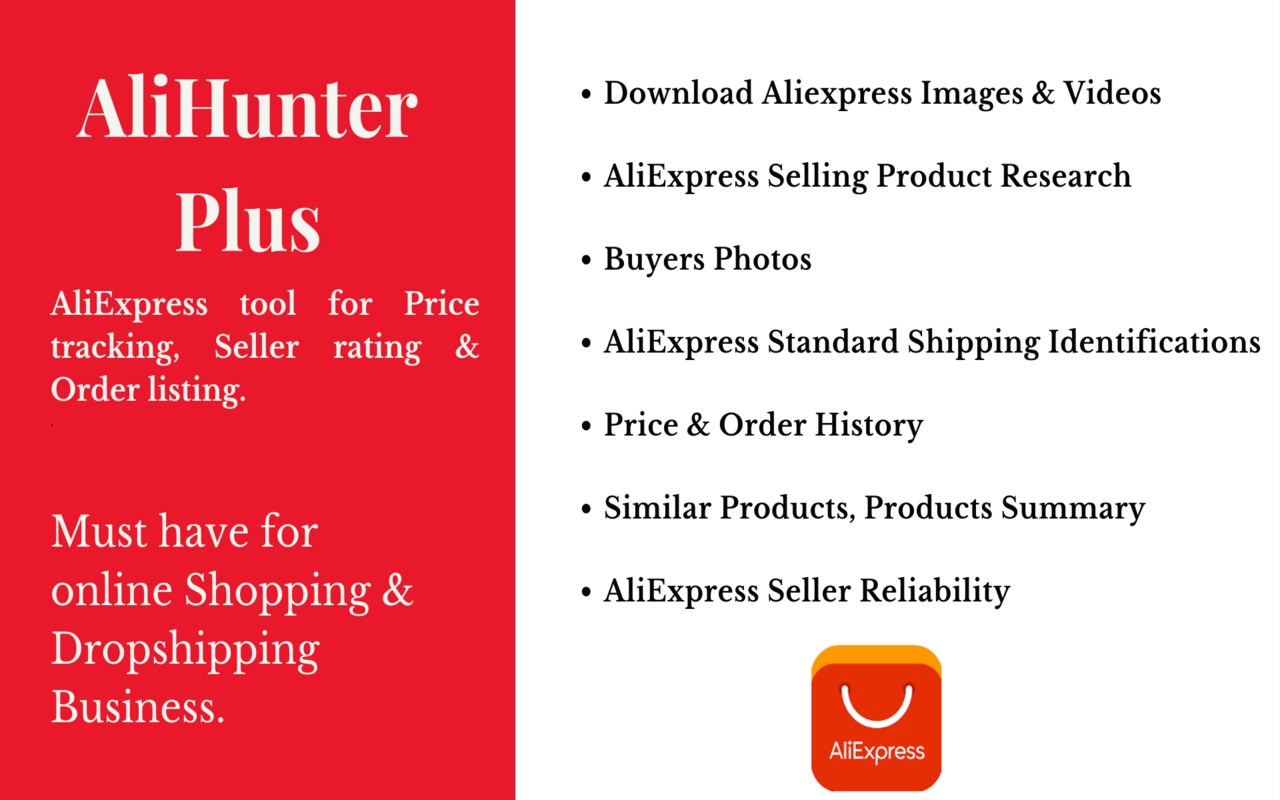 AliHunter Plus - AliExpress Research Tool