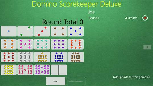 Domino Scorekeeper Deluxe screenshot 7