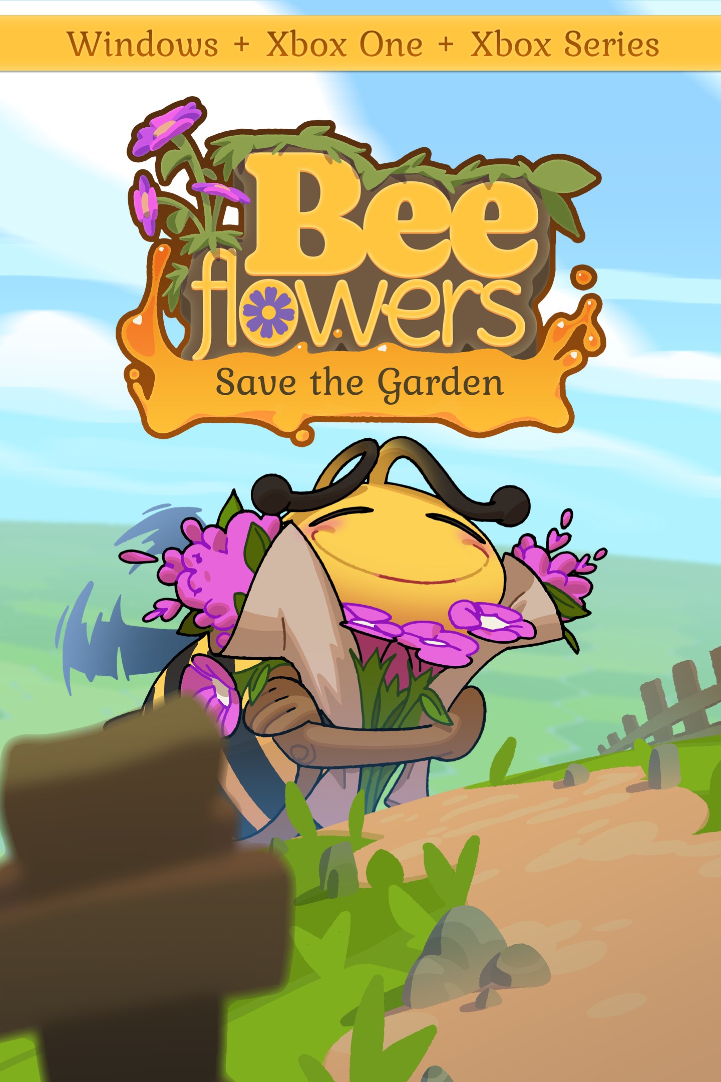Box shot of Bee Flowers: Save the Garden Windows + Xbox Bundle