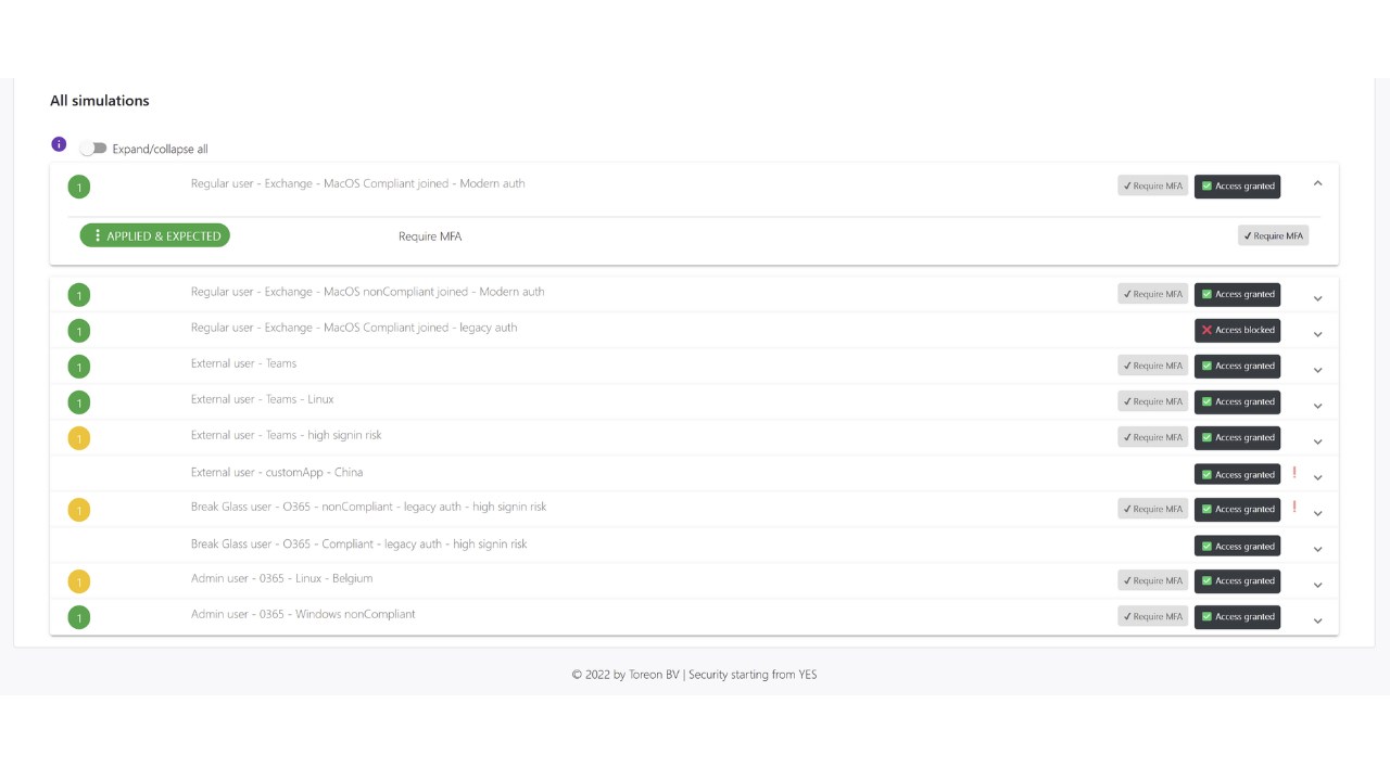 Snapshot 2 of Conditional Access Penetration Test: 4 Days Assessment