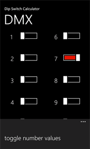 DMX Dip Switch Calculator screenshot 3