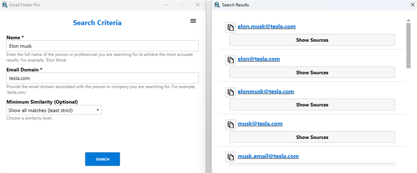Email Finder Pro screenshot 1