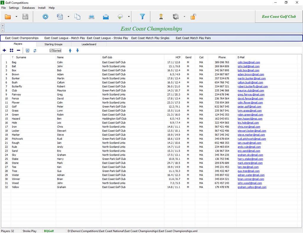 #2. BQGolf (Windows) By: BQSoft