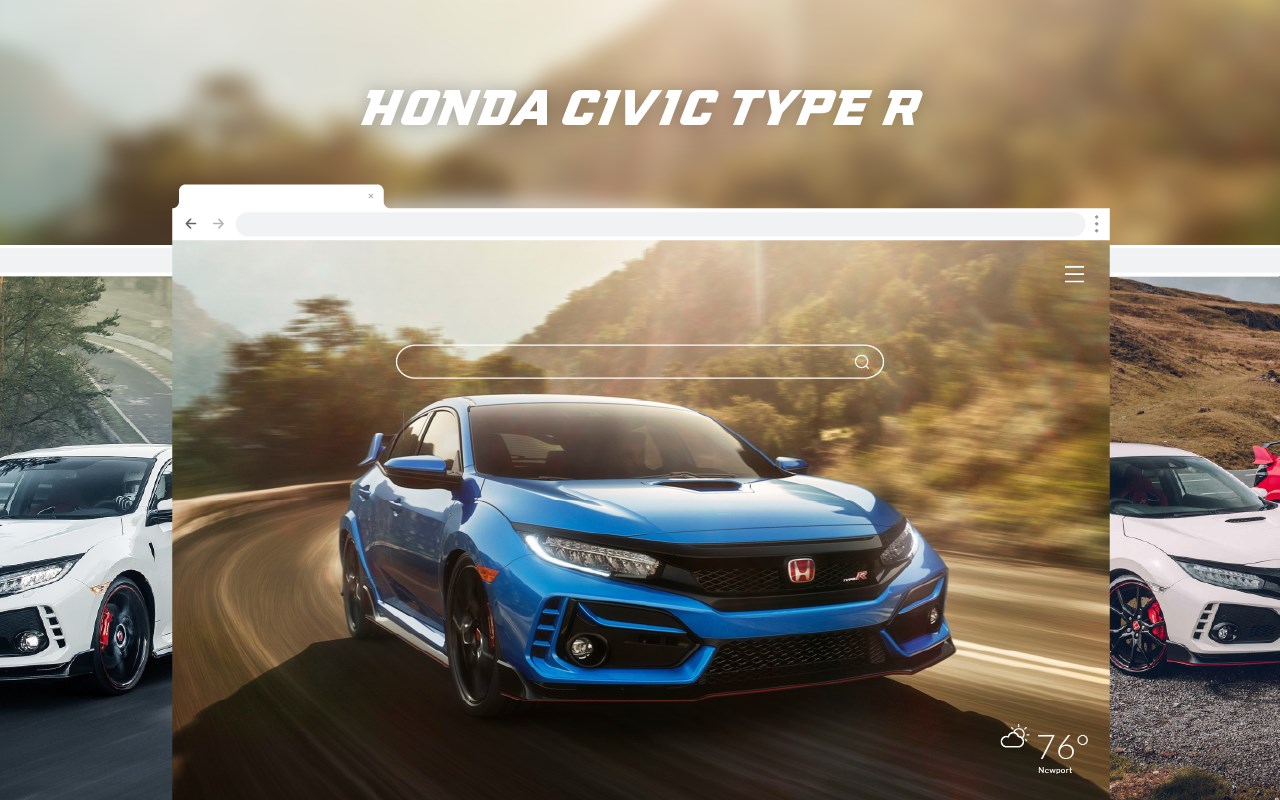 Honda Civic Type R HD Wallpapers New Tab