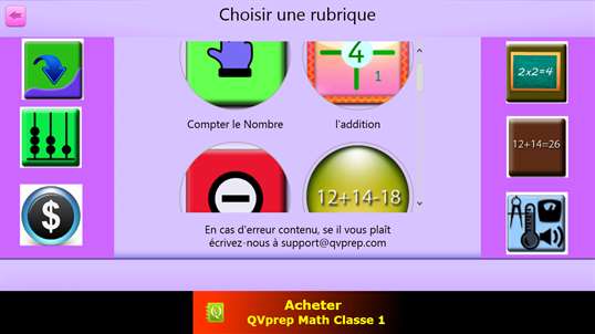 QVprep Lite Math Classe 1 screenshot 1