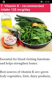 Vitamins and Minerals for Body Builders screenshot 7