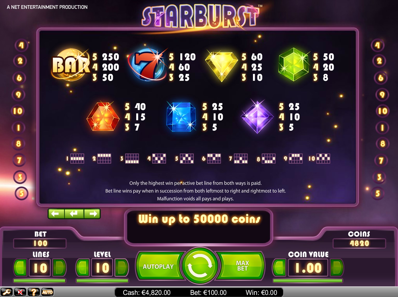 Starburst Game