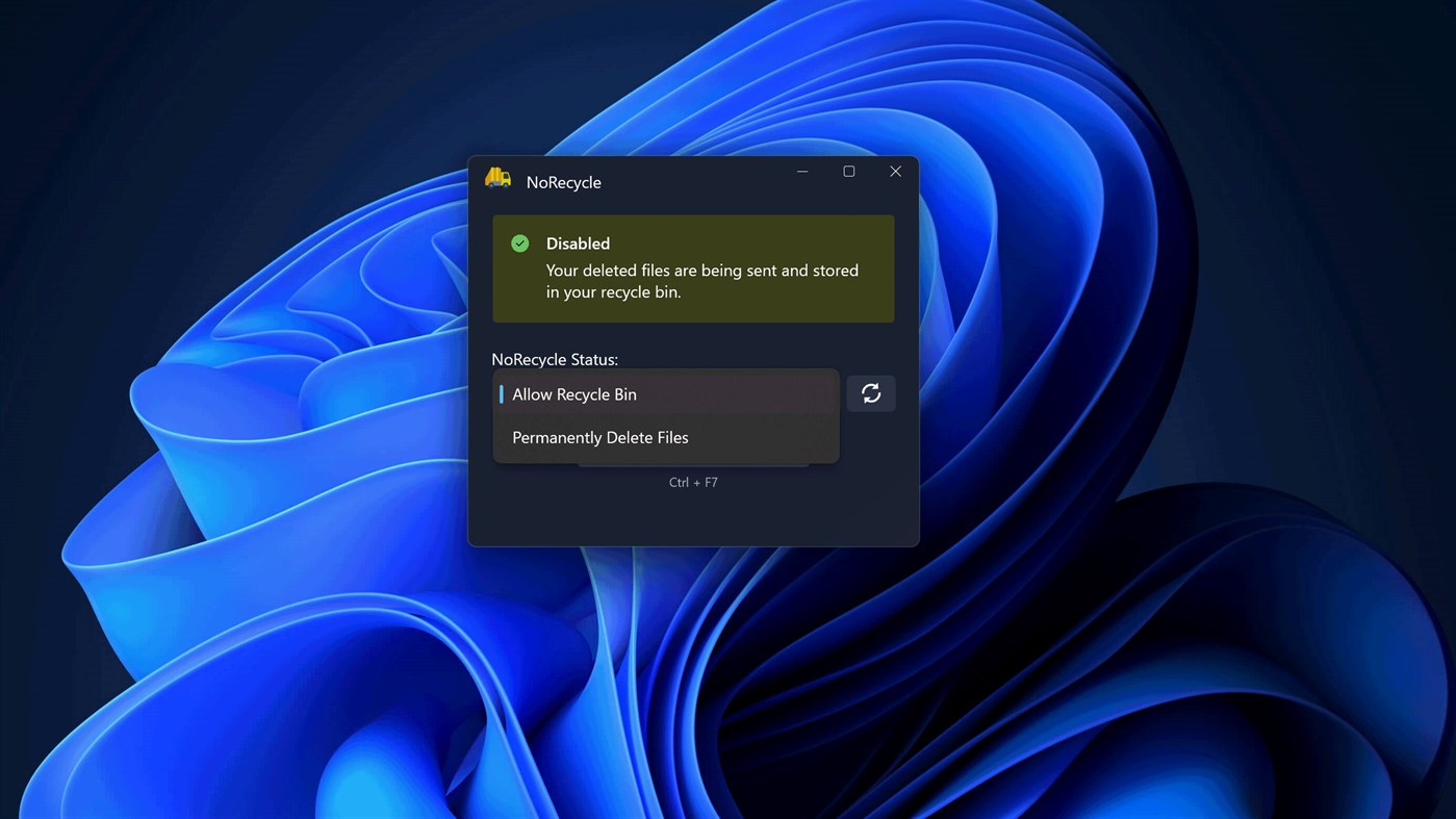 #3. NoRecycle - Skip Recycle Bin (Windows) 由: Evlar