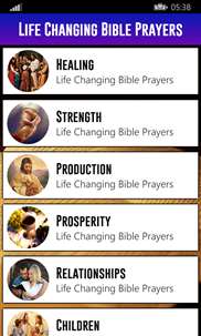 Life Changing Bible Prayers screenshot 1