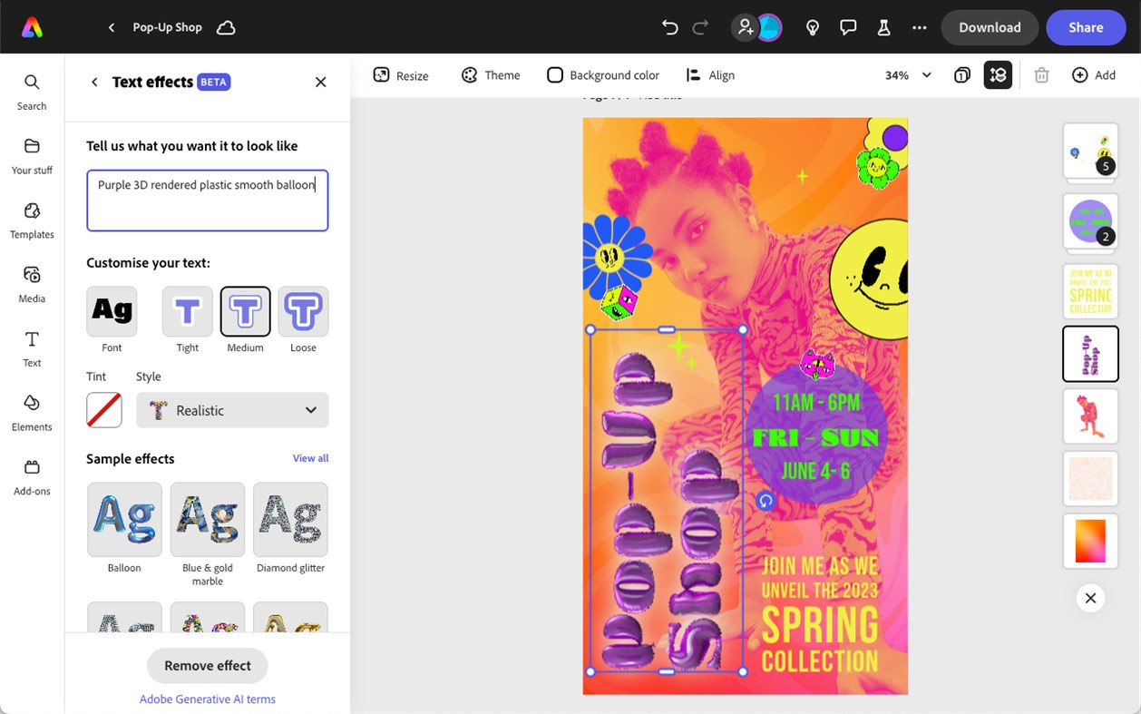 #3. Adobe Express (Windows) 作者: ADOBE INC.