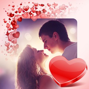 get love photo editor heart frames and