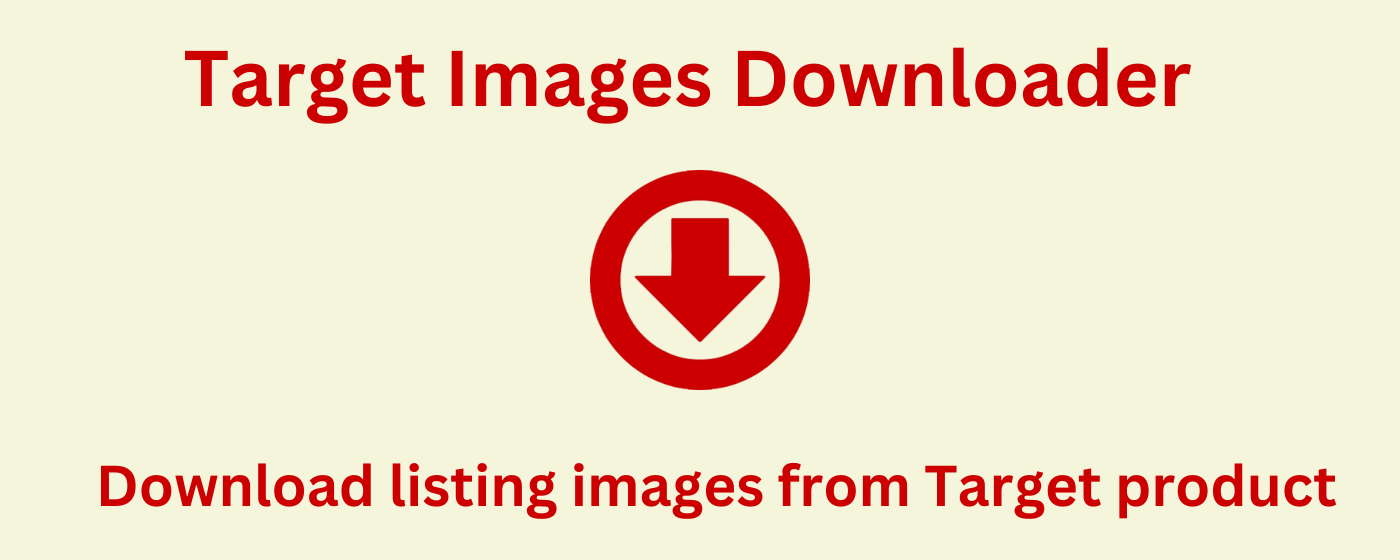 Target Images Downloader marquee promo image