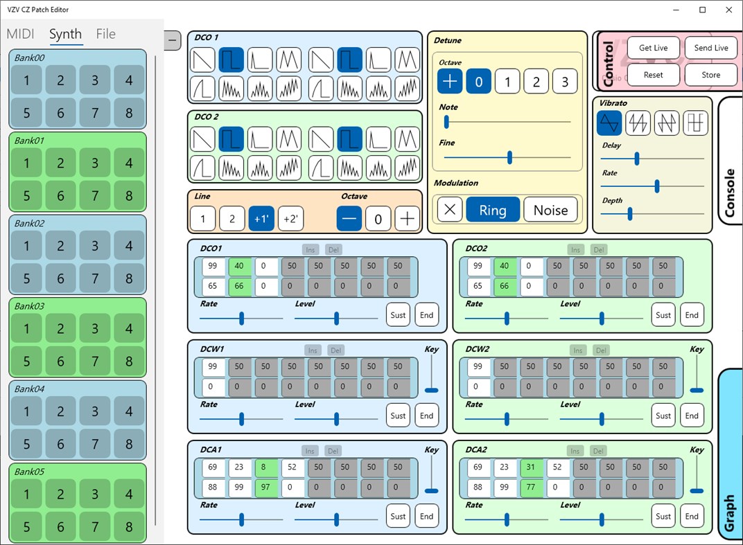 #7. VZV CZ Patch Editor (Windows) Podle: VZV