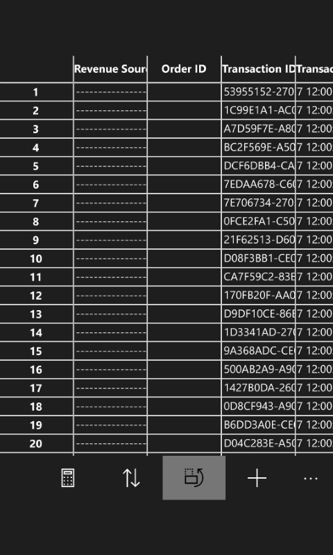 aKlau simple csv viewer screenshot
