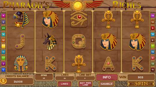Slots - Pharaoh's Riches screenshot 2