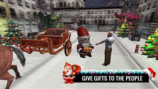 Christmas Horse Cart Xmas Santa Gift Delivery Game 2019 screenshot 4
