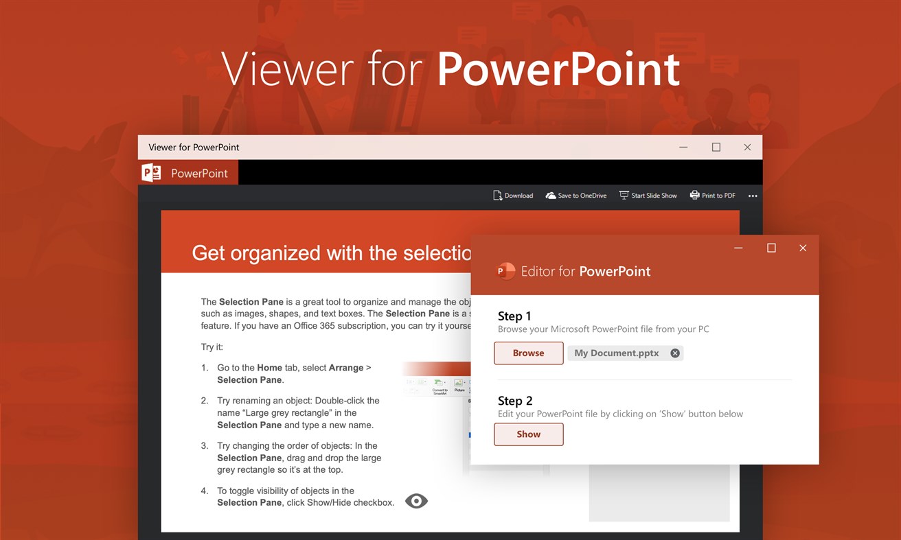 #1. PPT Viewer. (Windows) Podle: File Viewer Software
