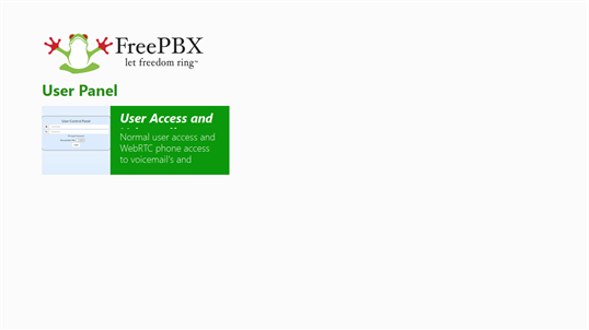 FreePBX Admin Sales Brochure Windows 8.1 screenshot 4