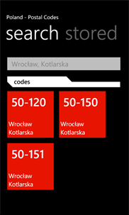 Polish Postal Codes screenshot 4