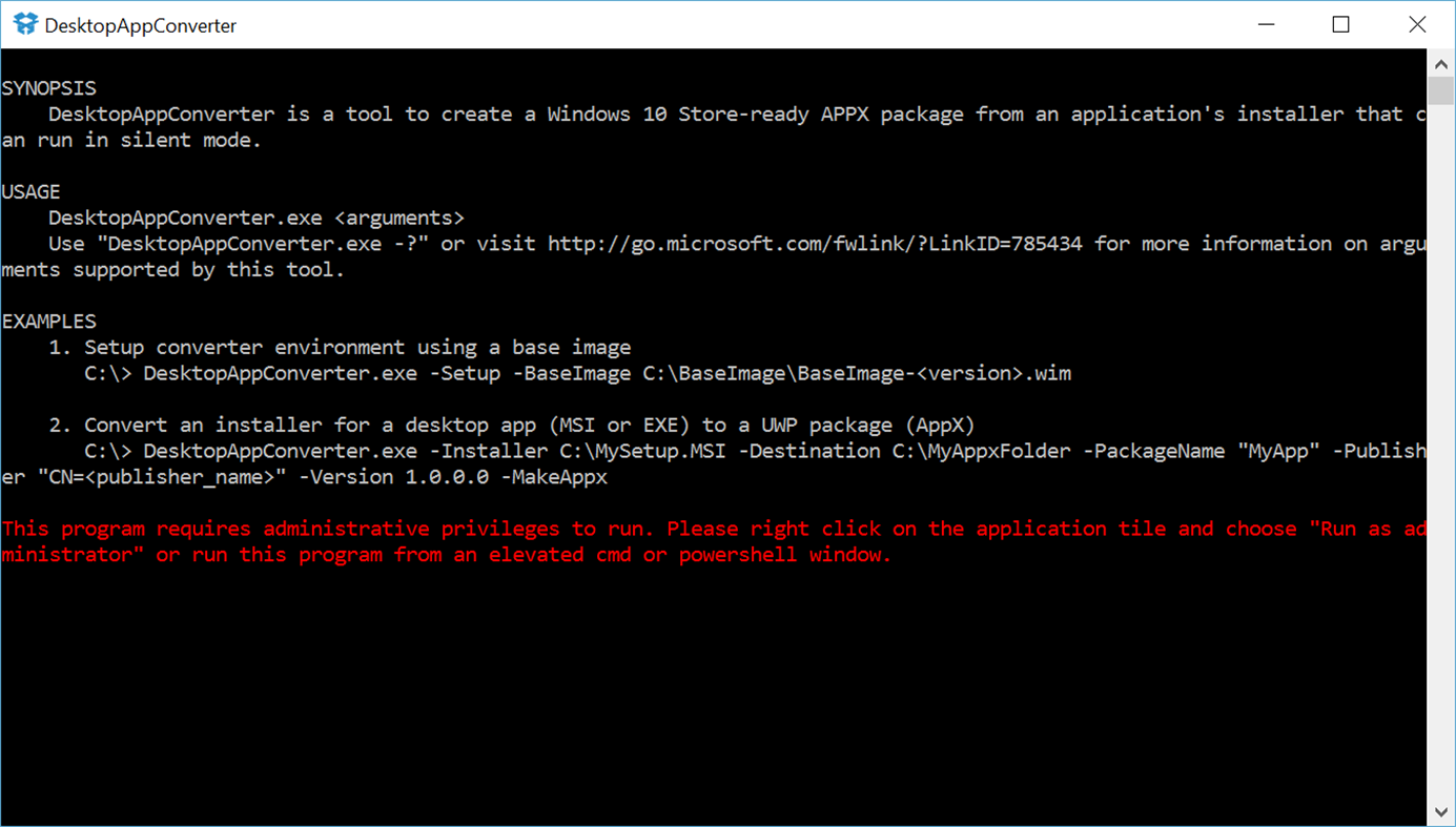 #2. Desktop App Converter (Windows) Göre: Microsoft Corporation