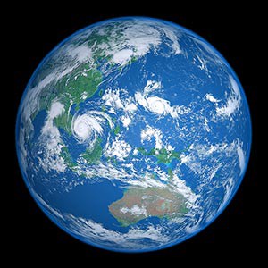 planet earth 3d wallpaper