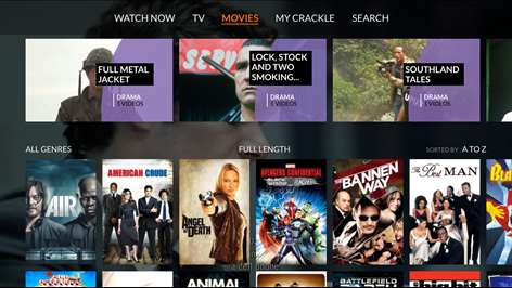 Crackle - Movies & TV Screenshots 1