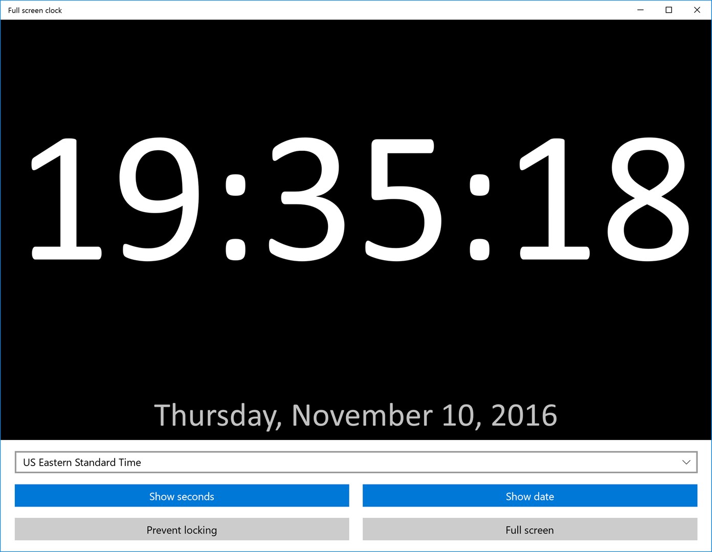 Simple Clock - Microsoft Apps