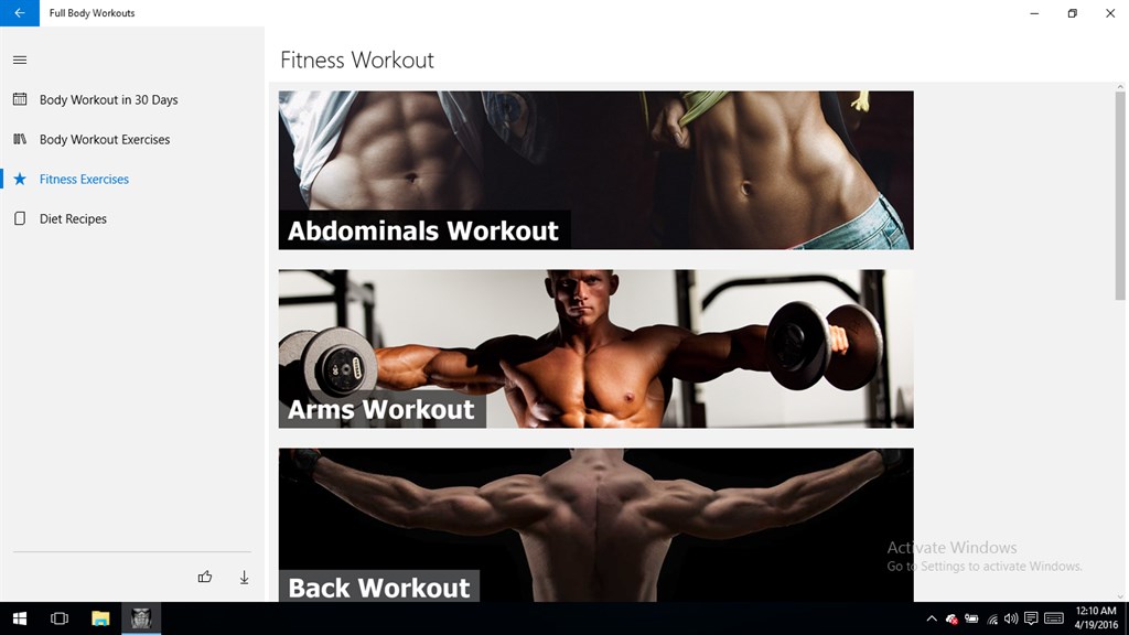 Full body 2025 workout app