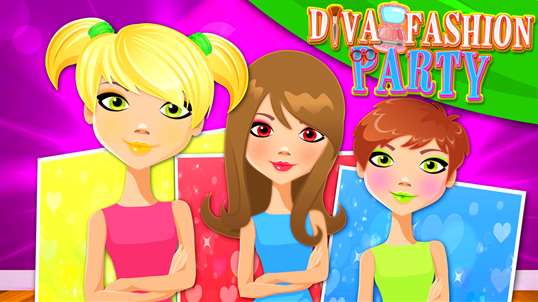 Diva Fashion Party - Girls Makeover screenshot 3