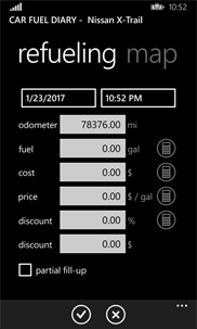 Car Fuel Diary screenshot 2